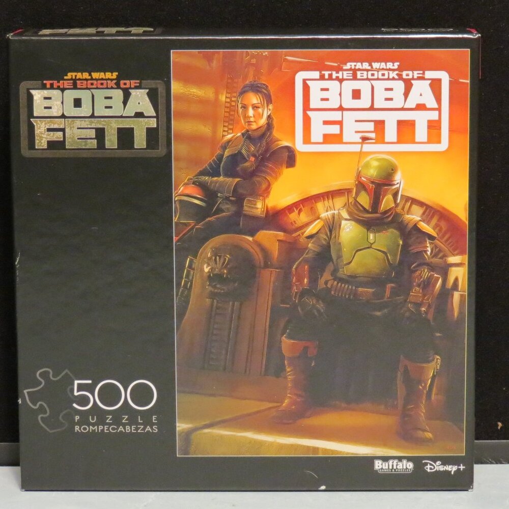 Star Wars Book of Boba Fett Throne Room 500 Piece Puzzle Buffalo Games & Puzzles